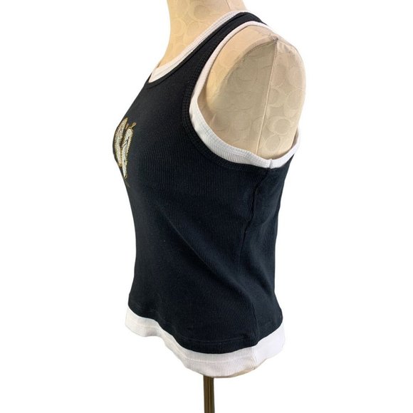 XL Mr. Buho Layered Look Junior Women's Fitted Ribbed Tank "Rivera Maya Mexico" - Picture 6 of 8